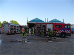 Oefening Brand Wegvervoer Auto Vaart Buitenpost